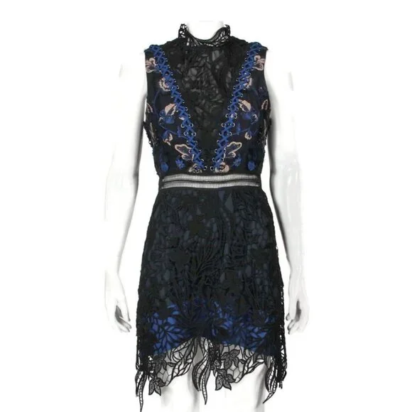 chinese dress ladies Self-Portrait Floral Lace Mini Dress main image 0